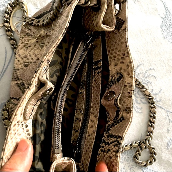 Rebecca Minkoff | Snakeskin Swing Shoulder / Crossbody Bag - Picture 10 of 10